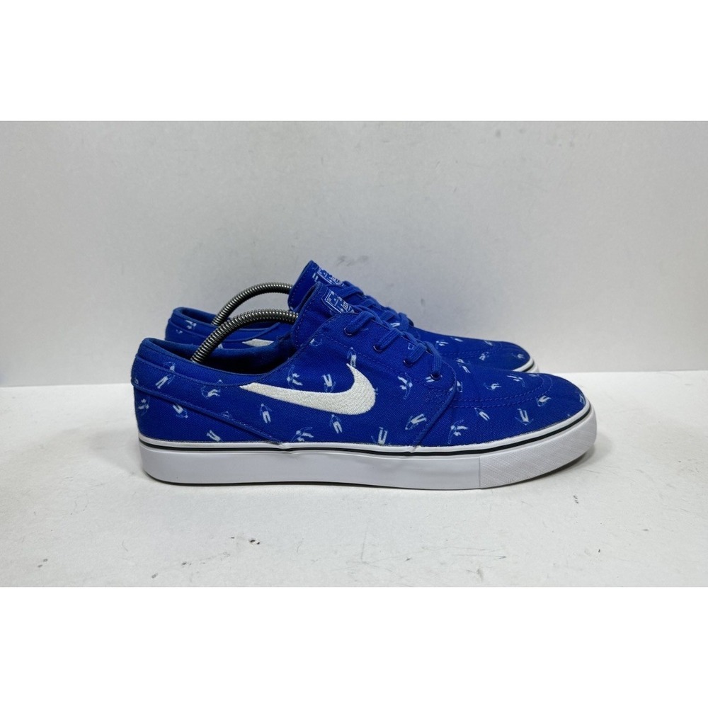 Nike SB Stefan Janoski Canvas Royal‎ Blue Skate Shoes 705190-410 Mens Size 11.5